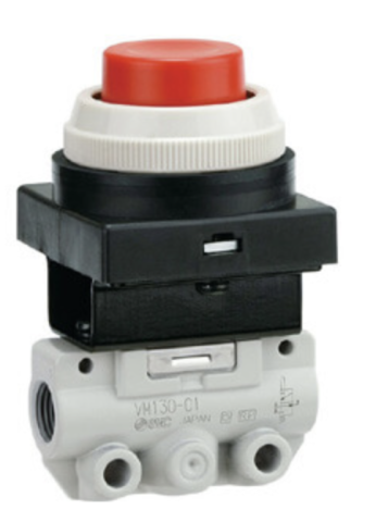 MECANICE - SMC - VM130-01-30RA-X219, 3 PORT MECHANICAL VALVE