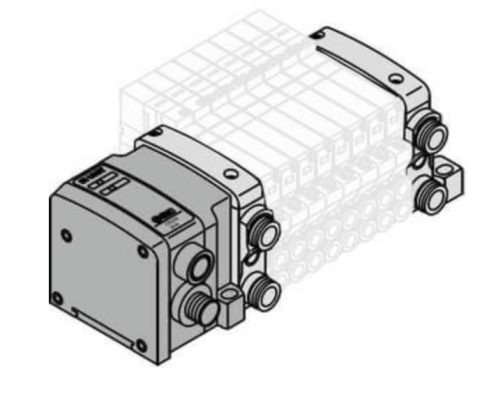MANIFOLD - SMC - VV5QC11-08C6SD0, MANIFOLD BASE