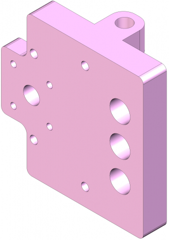 26014 - Omnia UI module assembly - 26014.001.D-012 - SUPORT 1