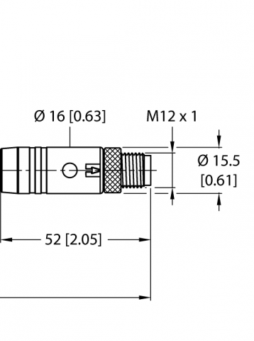 TURCK - RKP56PLB-2-RSP56PLB/TXG, M12 POWER CABLE [2]