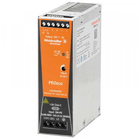 SURSE DE ALIMENTARE - WEIDMUELLER - 1469580000, PRO ECO 120 W 12 V 10 A
