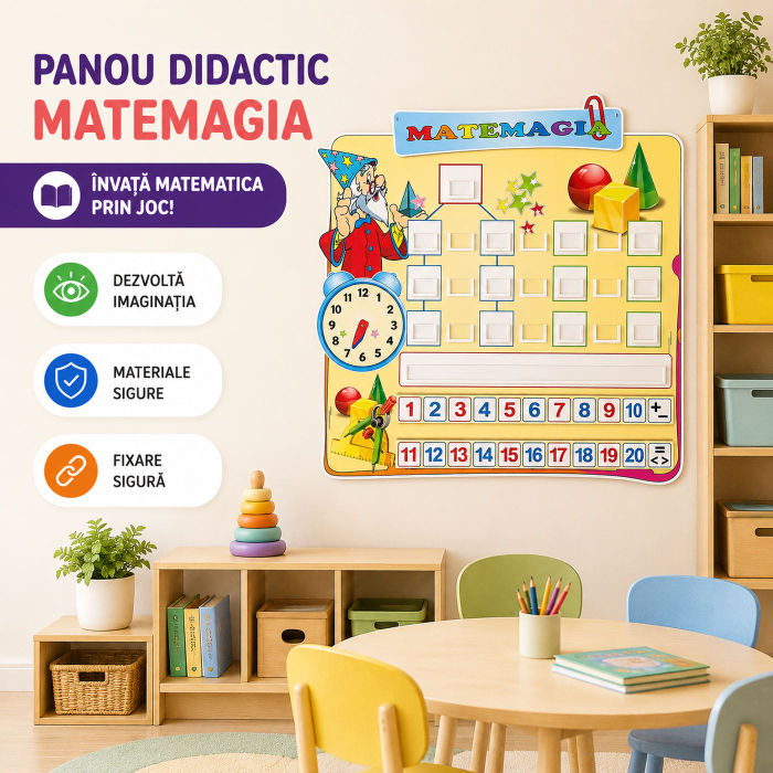 Panou didactic Matematica pentru grădiniță [2]