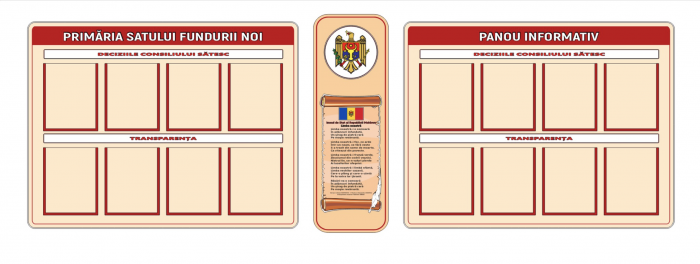 Panou informativ oficial destinat administrației publice locale [1]