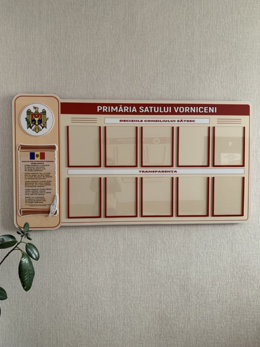 Panou informativ oficial „Primăria satului” [4]
