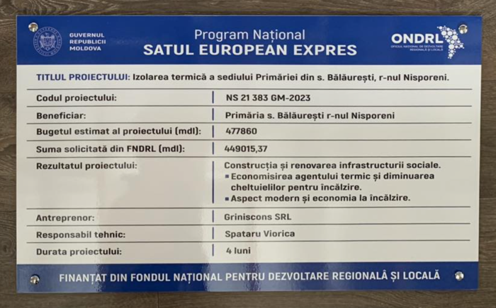 Panou informativ Satul European Editia 2 proiect infrastructura [2]