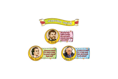 Un set de panou Scriitorii noștri [1]