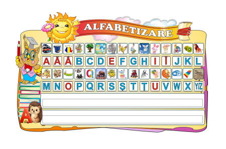 Grădinița - Panou Alfabetizare Grădiniță