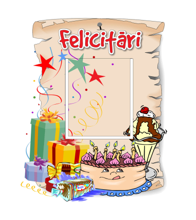 Grădinița - Panou cu buzunar A5 - Felicitări