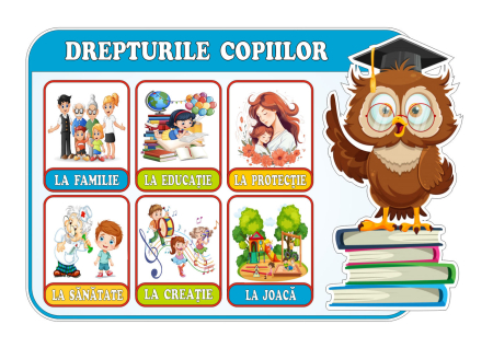 Grădinița - Panou informativ Drepturile Copiilor