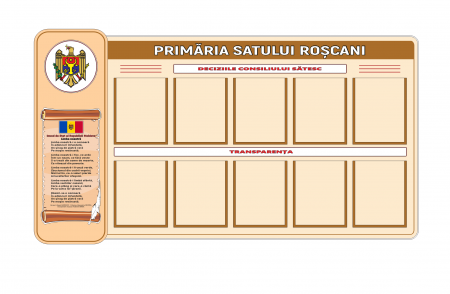 Panou informativ oficial „Primăria satului” [1]