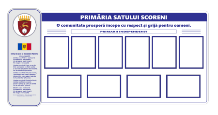 Primăria - Panou Informativ pentru Primării