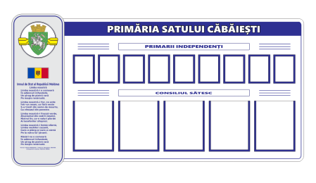 Panou informativ Primăria Satului [1]