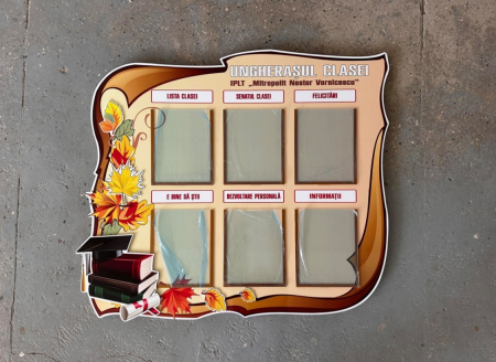 Panou informativ școlar cu tematică de toamnă [2]