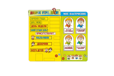 Gradinita - Panou Rutina zilei