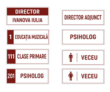 Panouri exterioare - Tablițe de Informare pentru Instituții