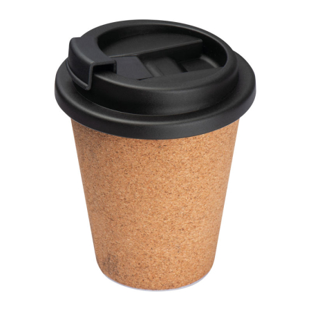 Cani - Pahar eco din plută 350 ml cu capac etanș BPA free – reutilizabil