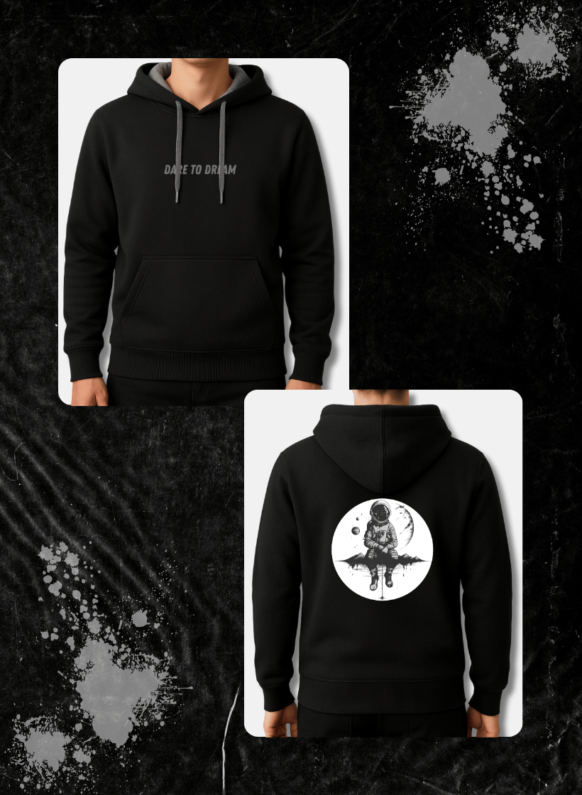 Dare to Dream - Black Hoodie