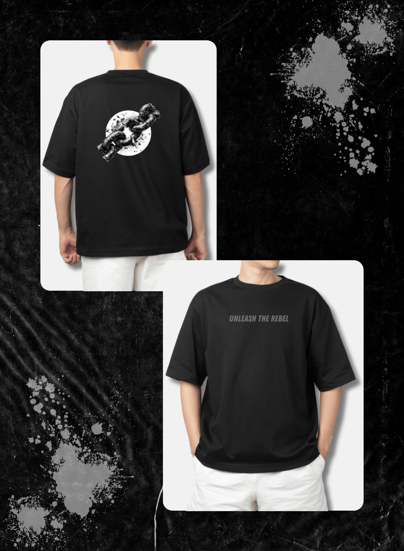 Unleash the Rebel - Black Tee