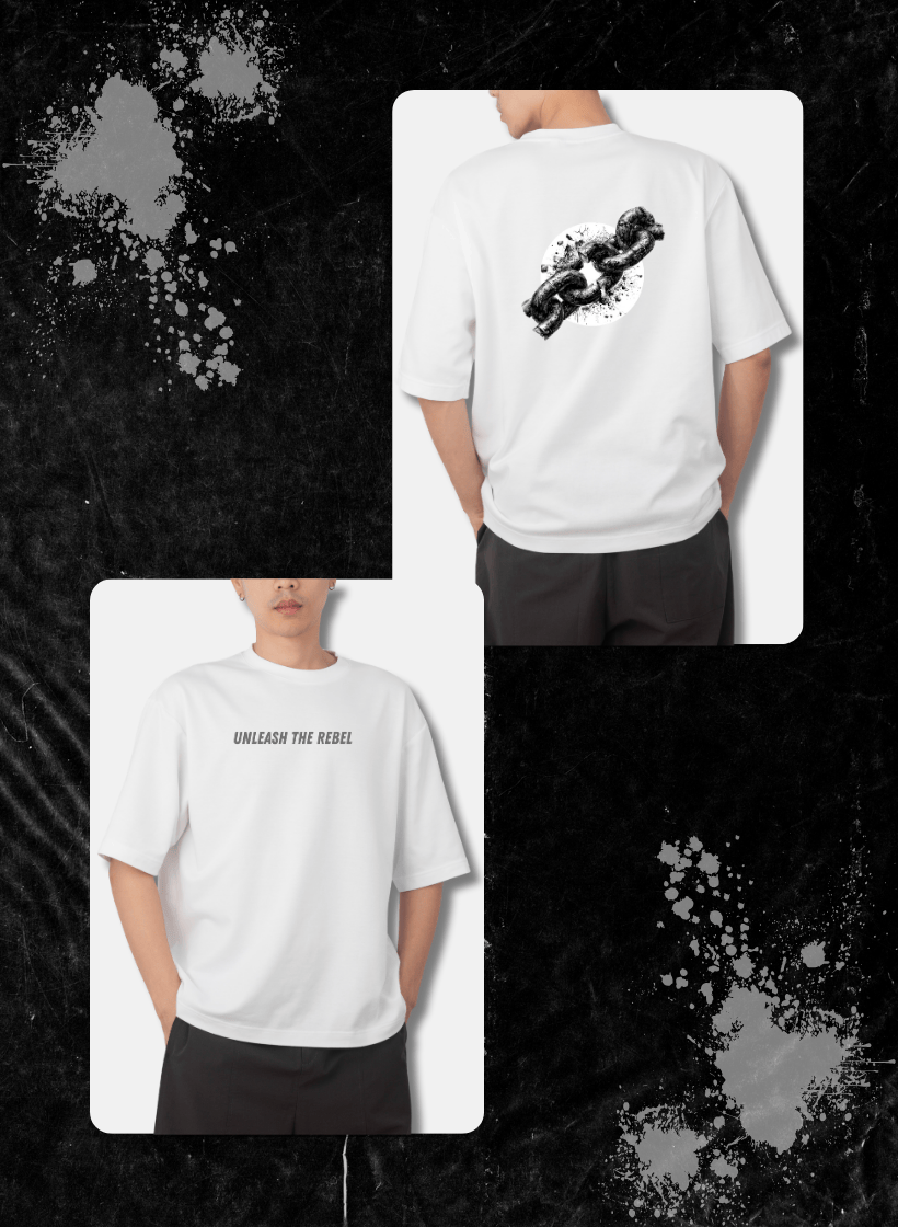Unleash the Rebel - White Tee