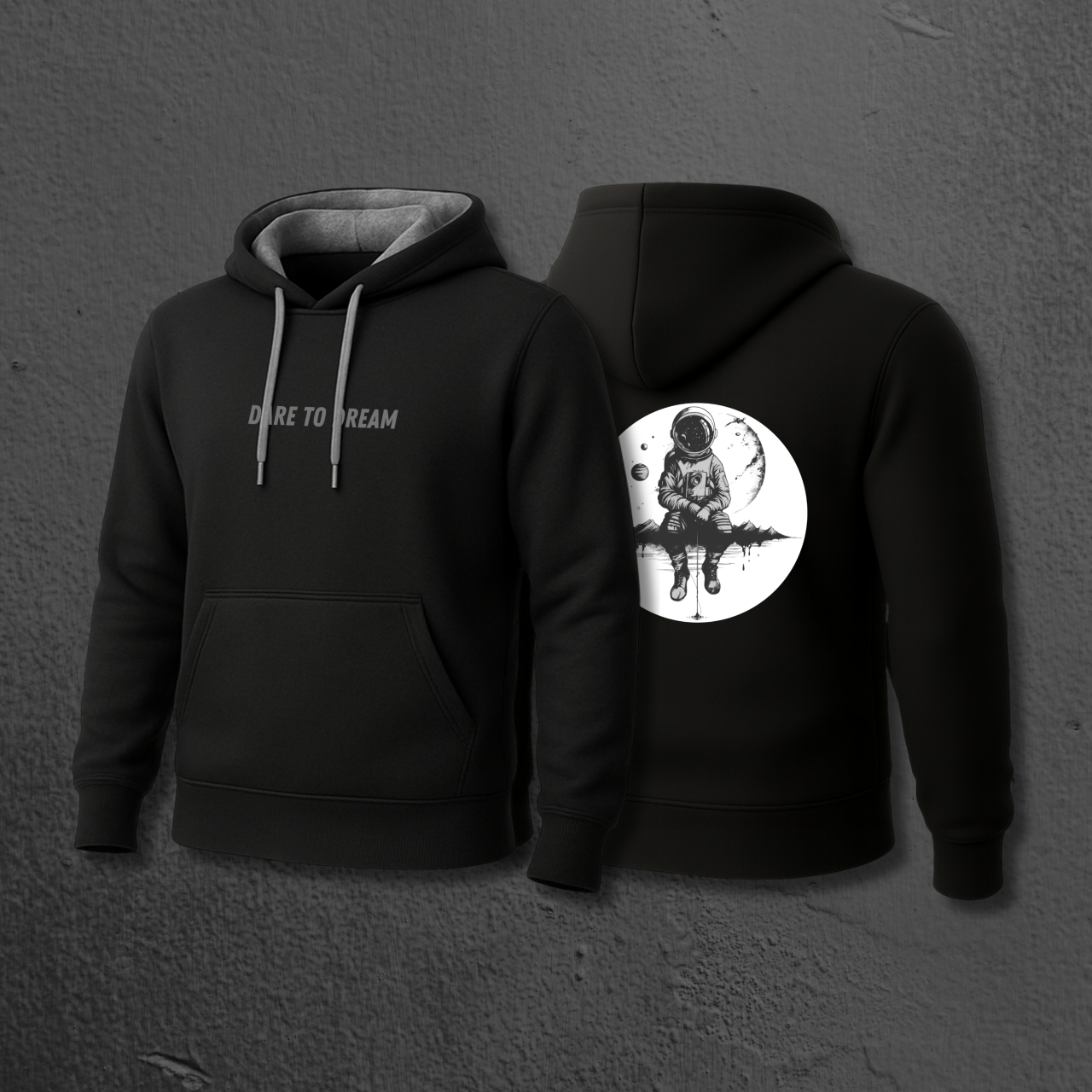 Hanorac “Dare to Dream” – Negru [1]