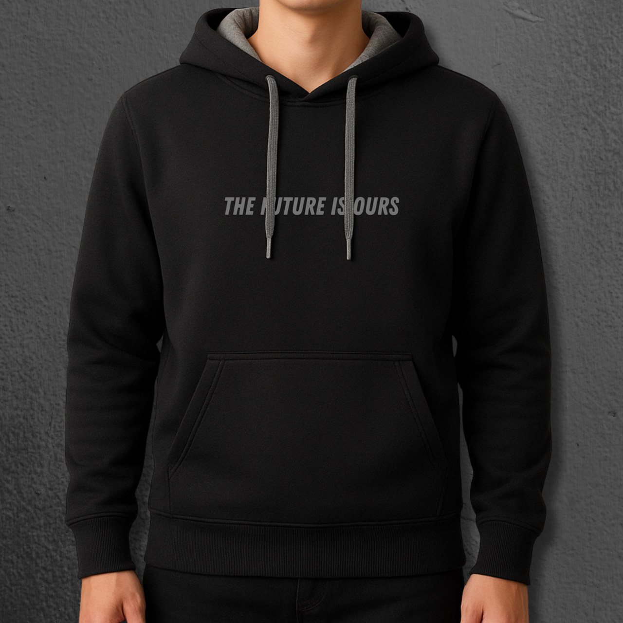 Hanorac “The Future is Ours” – Negru [2]