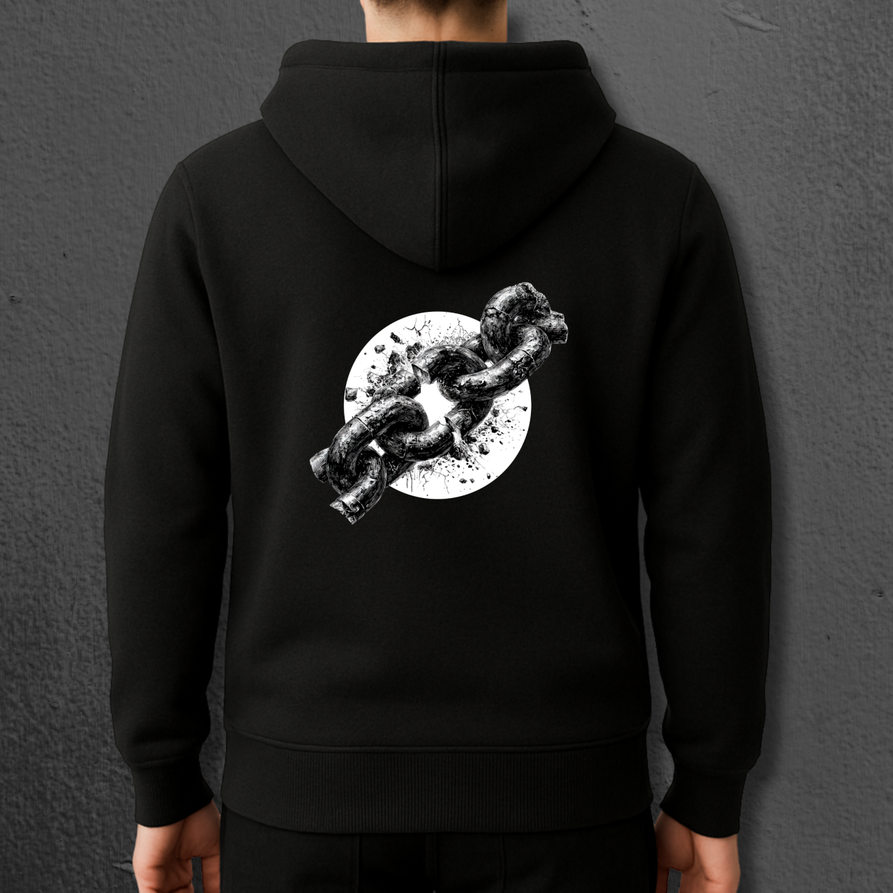 Hanorac “Unleash the Rebel” – Negru [3]