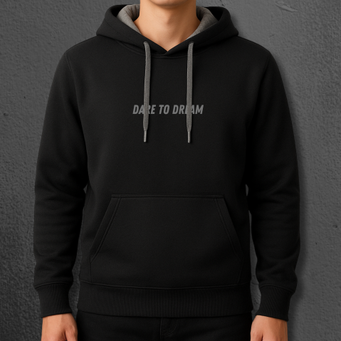 Hanorac “Dare to Dream” – Negru [1]