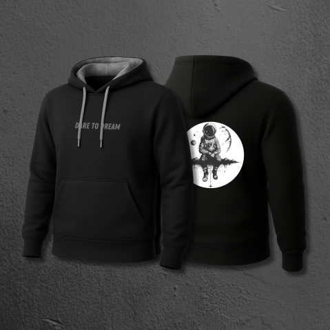 Hanorace - Hanorac “Dare to Dream” – Negru