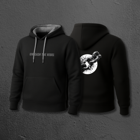 Hanorac “Unleash the Rebel” – Negru [0]