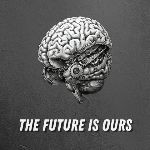 Tricouri Oversized - Tricou “The Future is Ours” – Oversized Streetwear Unisex – Alb / Negru