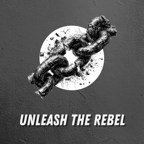 Tricouri Oversized - Tricou “Unleash the Rebel” – Oversized Streetwear Unisex – Alb / Negru