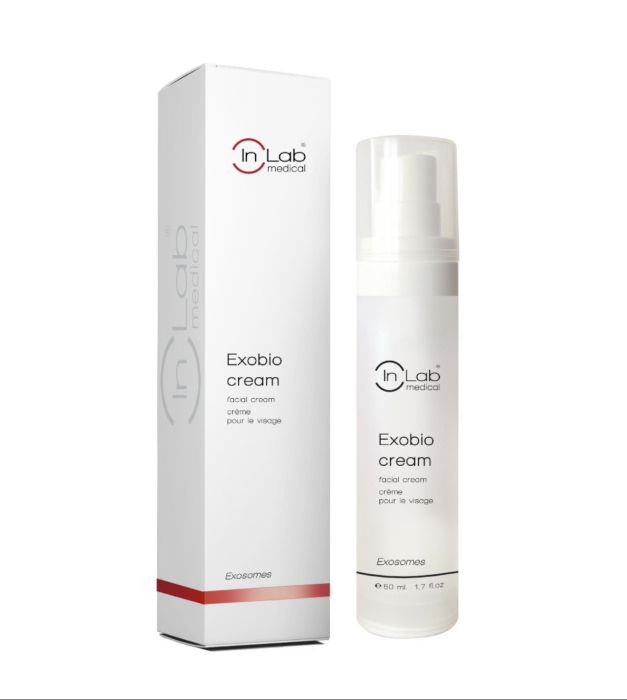 Rutină de îngrijire a tenului (skincare) completă, alcătuită din linia noastră pe bază de exozomi „EXOBIO”. [2]