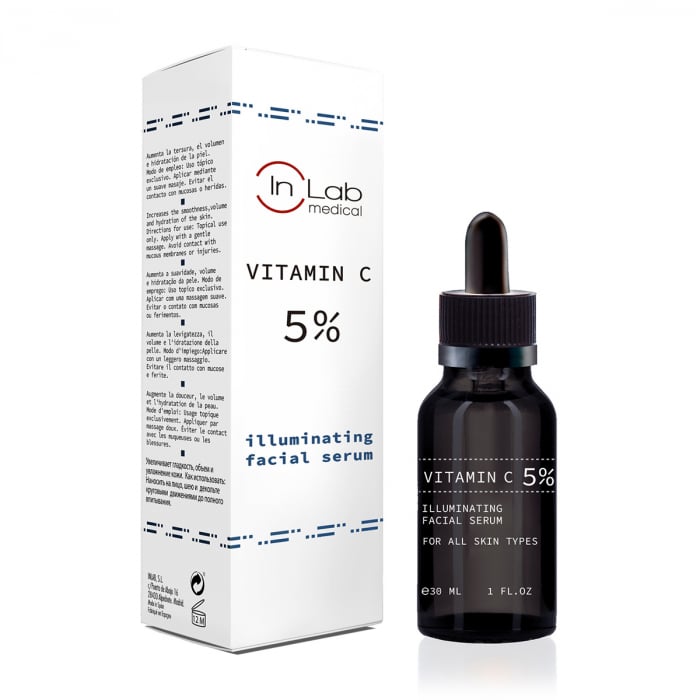 Ser concentrat cu vitamina C 5% pentru luminozitatea fetei, 30 ml [1]