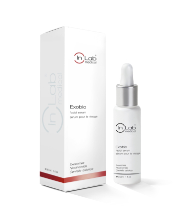 Rutină de îngrijire a tenului (skincare) completă, alcătuită din linia noastră pe bază de exozomi „EXOBIO”. [3]