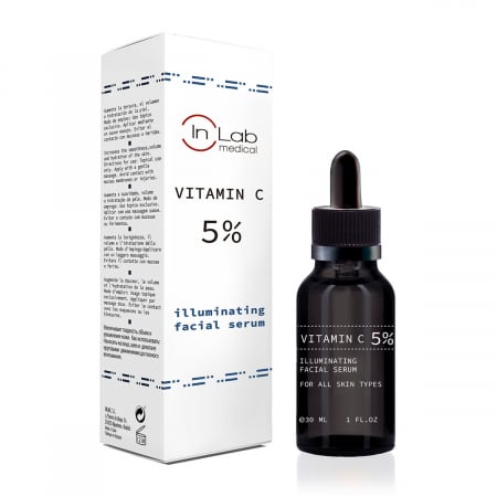 SERURI - Ser concentrat cu vitamina C 5% pentru luminozitatea fetei, 30 ml