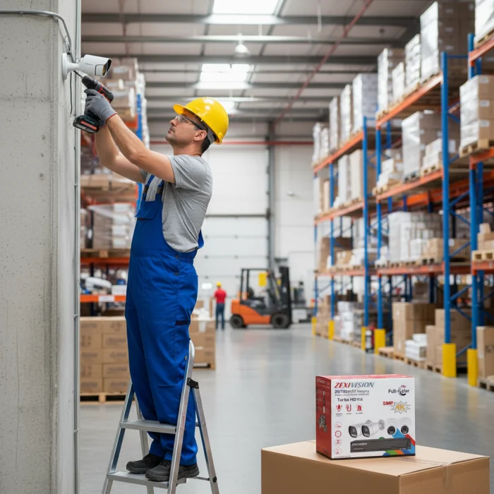 Kit Supraveghere Video Zexivision Turbo HD 5MP Full-Color 4K, Audio, HDMI, Alarmă Integrată, Vizualizare în Timp Real [13]