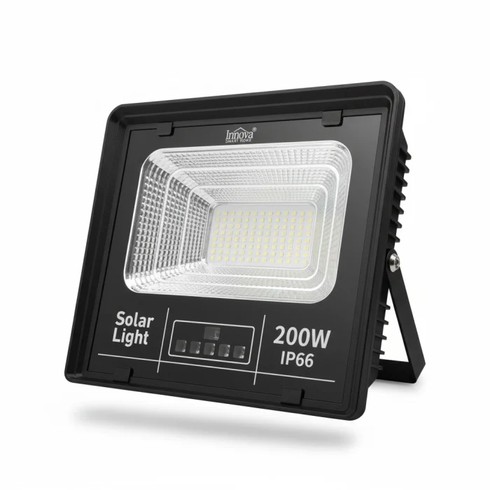 Proiector LED INNOVA 200W Cu Panou Solar si telecomanda, IP66 [2]