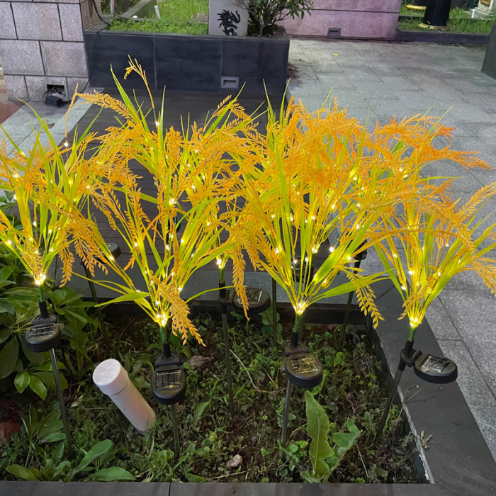 Set 2 Lampi Solare Decorative Spice de Grau M374-16, 60cm, IP66, LED cu Senzor Lumina [8]