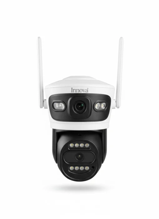 CAMERE SUPRAVEGHERE - Camera Supraveghere Duala INNOVA X-TRAK, 6MP, WiFi/Lan , live pe telefon