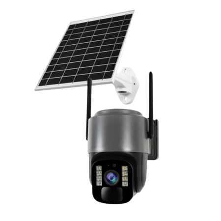 CAMERE SUPRAVEGHERE - Camera Supraveghere Solară INNOVA 4G TS1, ,3MP, PTZ 355°, Night Vision Color, Audio Bidirecțional, Alarma, O-Kam Pro
