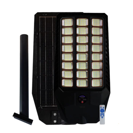 LAMPI SOLARE - Lampa Solara Stradala 600W Innova Smart Home Genesis, senzor miscare si lumina, IP66, telecomanda, kit instalare inclus, 3 ani garantie