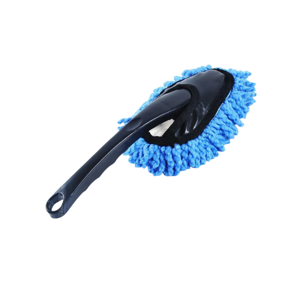 GLOSS IQ - Perie indepartare praf auto, microfibra chenille (32 x 15 cm) – cu cap de schimb gri