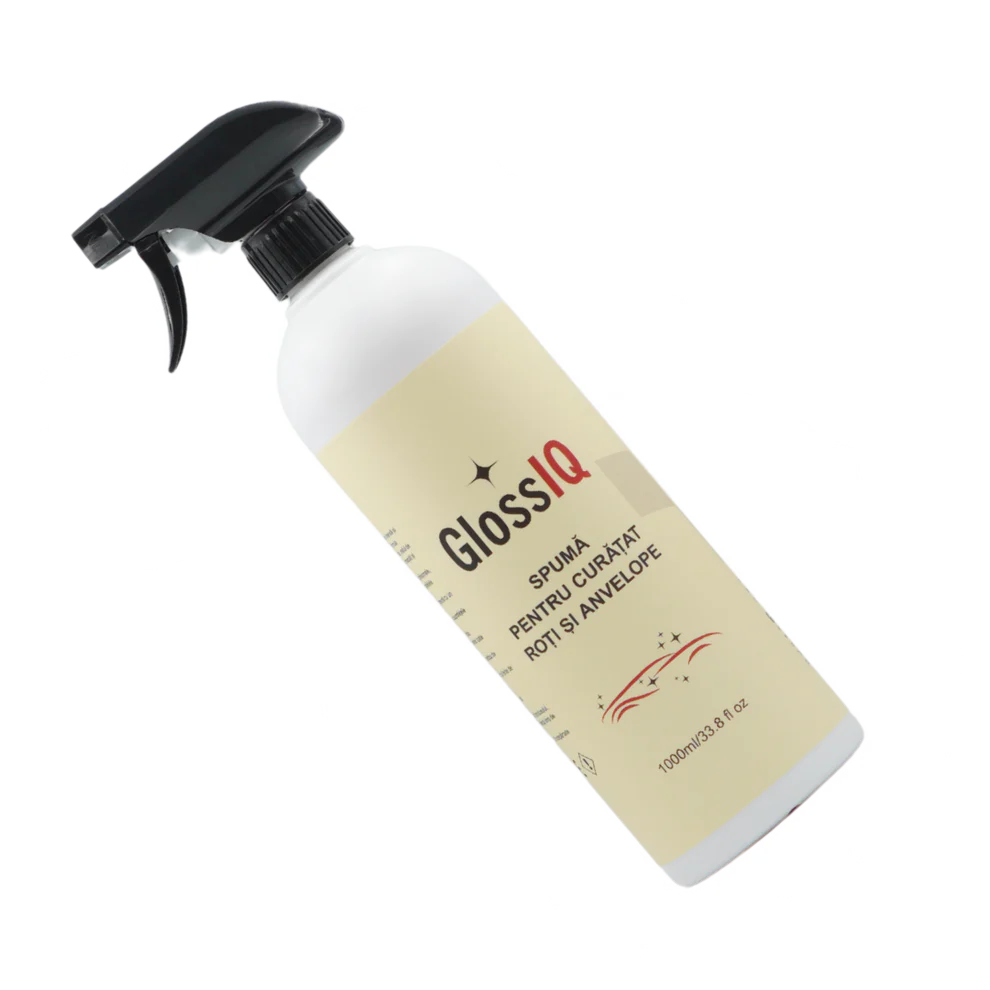 Pentru Exterior - Spuma pentru Curatat Roti si Anvelope IQ19 – cleaner activ, gata de utilizare, 1000 ml