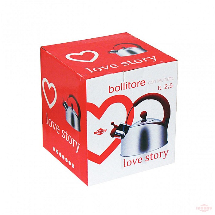 Ceainic cu fluier 2,2 l. LOVE STORY [5]