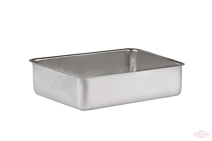 Tava pentru cuptor cu grilaj, inox 36*25*8 cm [4]