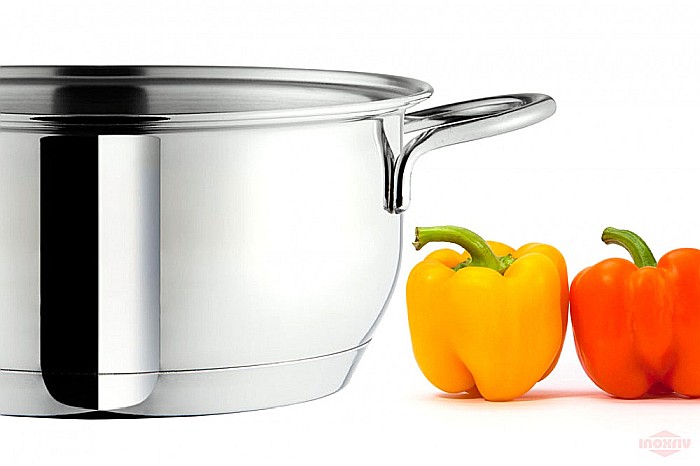Cratiță NORDICA 20 cm 2.5 l  cu capac din sticla! /LICHIDARE STOC! [3]