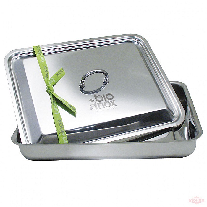 Tava pentru cuptor, BIO INOX, cu capac 35 cm [2]