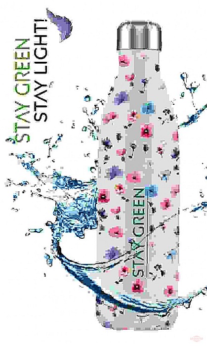 Termos inox Floral, cu perete dublu 500 ml [2]