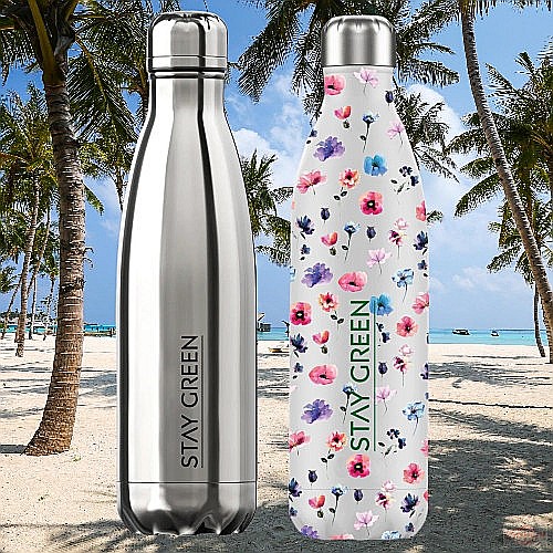 Termos inox Floral, cu perete dublu 500 ml [5]