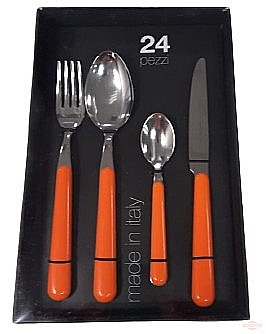 Set tacam Cinzia 24 ps. portocaliu [2]